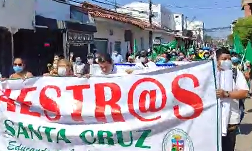 Maestros urbanos marcharán este martes en contra de la nueva…