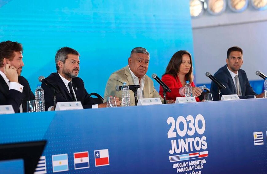 Lanzaron la candidatura del Mundial 2030 en Argentina, Uruguay, Paraguay…