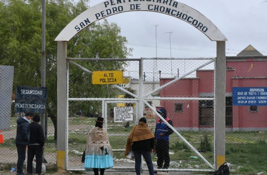 Muere un reo en Chonchocoro, se encontraba en medio de…