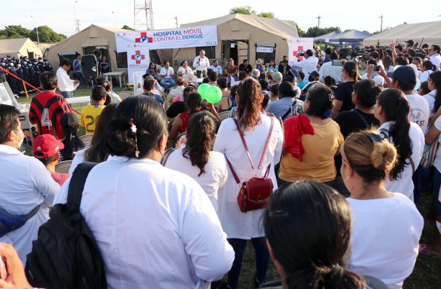 Hospital móvil ya se encuentra habilitado para atender a pacientes…