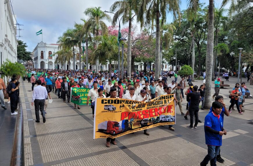 Fedetrans marcha en contra del reglamento de la Ley Municipal…