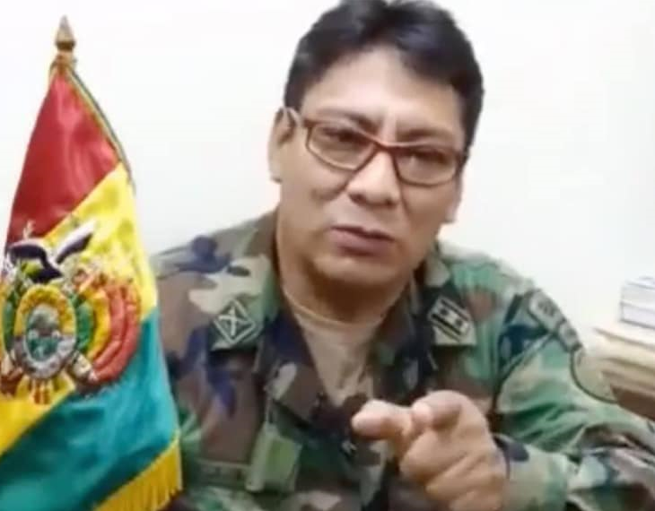 Coronel Alex Vladimir Bedoya, ex jefe de la Felcn, es…